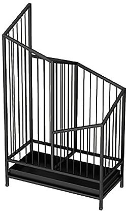 Schirmständer/Umbrella Stand Die Spieltische Sind Mit Schirmgestellen Aus Metall Sowie Mit Riesigen Schirmgestellen Und Abnehmbaren Trödeln Ausgestattet (Color : Black, Size : 40 x 25 x 62cm)