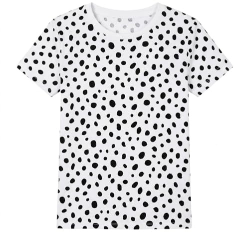 Fartoni Costume Dalmata Bambino o Adulto Con Orecchie Dalmata, Papillon e Coda. Costume Cane Bambino per Carnevale. Costume Dalmata Con Diadema e Coda. Perfetto per Bambini e Feste.