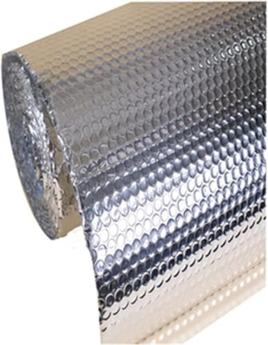 barriera al Vapore Foglio Isolante Termico, Rotoli di Foglio Isolante per tetti per Garage, Pavimenti, pareti, capannoni (1 m)