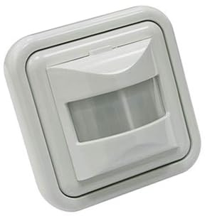Interruptor/Detector de Movimiento IR para Pared con Ajuste de sensibilidad y Alcance; Ideal para Ahorro energético y Seguridad en Espacios.