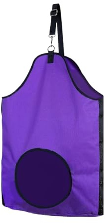 MagiDeal Sac d'alimentation pour Foin Sac d'ensilage pour Chevaux Fournitures d'alimentation pour Chevaux avec Sangle Sac de Foin pour Chevaux Sac de Rangement
