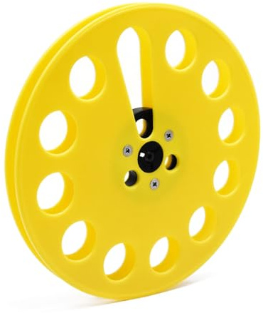 BUBEFSKD Bobina di avvolgimento con fori multipli 17 8 cm (7 pollici) Disco vuoto per attrezzature da studio Imballaggio in plastica per registratori
