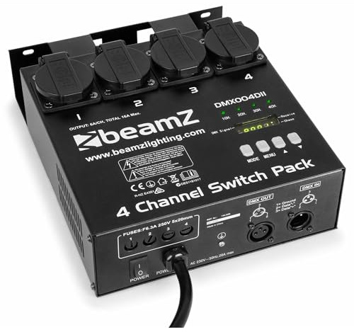 BeamZ DMX004DII DMX-Controller Switchpack mit 4 Kanälen