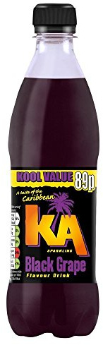 (12 Pack) Ka Black Grape - 500ml