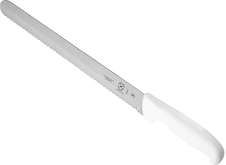 Mercer Culinary Ultimate White Cutlery 11 Slicer (Wavy Edge)