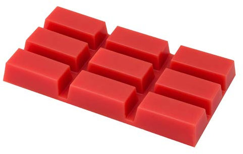 Deo Hot Film Wax Red Blocks 500g hard delicate waxing peelable - 8718