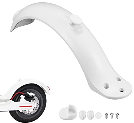 SUNJULY Hinteres Schutzblech für Xiaomi, e cooter ersatzteile 1 Stück für Elektro-Roller, Xiaomi M365, sehr einfache Montage, Ersatzteil, Zubehör mit Haken, Weiß