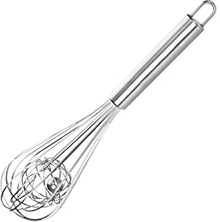 EUROXANTY Bastoncini da cucina | Asta per frusta | Frusta in acciaio inox | Frusta a filo | Torta e torta (30 cm)