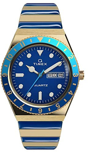 Timex Damen Analog Uhr mit Edelstahlarmband Q Malibu