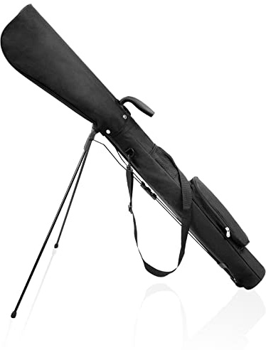 OUUTMEE Liten golfväska, racketfodral, golf självstativ, racketväska och stor ficka, ultralätt