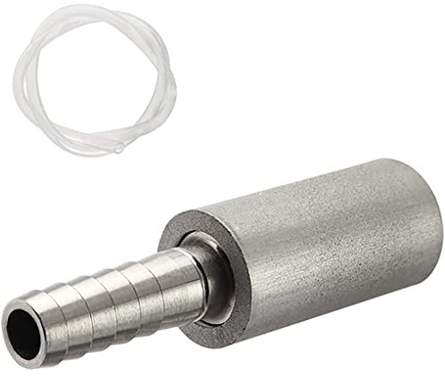 Wlauqueta Diffusion Stone 0.5 Micrometer Stainless Steel Aeration Stone Carbonation Stone for Infusion Wine Beer Soda Air Stone