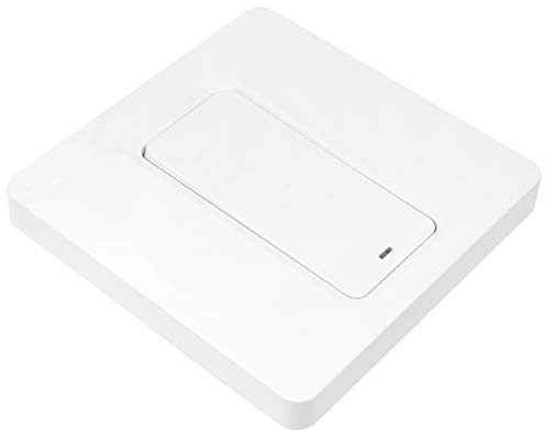 Interruttore a Pulsante Intelligente, Interruttore WiFi Intelligente Funziona con Alexa e Home Interruttore Smart Touch Controllo Remoto On Off Wireless per Luce, Interruttore