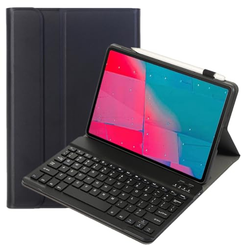leleyo Tastatur hülle für Lenovo Tab M10 Plus 10,3 Zoll FHD (TB-X606F/TB-X606X) / K10 (TB-X6C6) Hülle mit Tastatur magnetische abnehmbare QWERTY für Tab M10 Plus，Schwarz