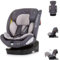 Chipolino Kindersitz Volare i-Size (40-150cm) Isofix, drehbar, SPS, Top Tether, Farbe:grau
