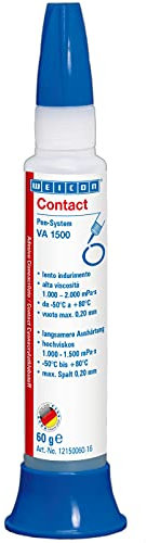 WEICON Contatto VA 1500 Cianoacrilato adesivo 60 g per legno, sughero, pelle e ceramica