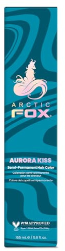 ARCTIC FOX 100% Vegan & Cruelty Free Vibrant Semi Permanent Hair Colour Dye - Aurora Kiss 165 ml e