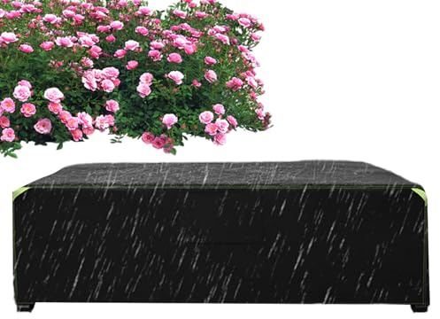 Protection pour meubles de terrasse - Housse de chaise en tissu Oxford, protection de siège pour l'extérieur, forte couche de protection contre les intempéries, housse de canapé et de chaise pleine