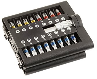 kwb Bit-Set mit Magnet-Bithalter – 31-teilig mit 1/4'' Zoll Außen-Sechskant nach ISO 1173 und C 6.3 Form