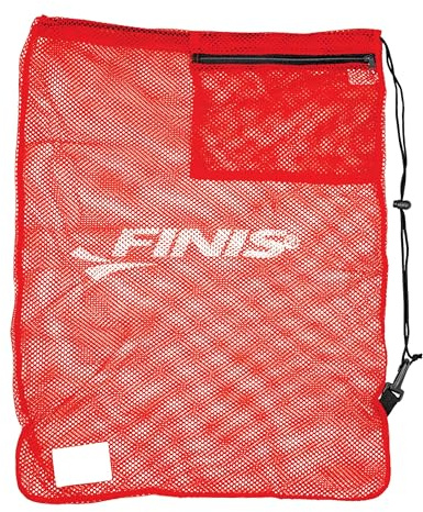 FINIS Unisex's Mesh Gear Bag, Red, Pro 1.25.026.102