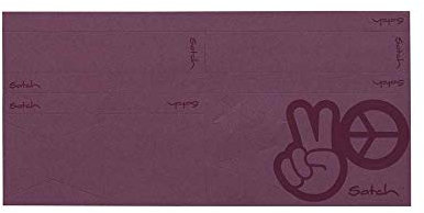 Satch Reflective Sticker selbstklebend, hochreflektierend, abziehbar, 7 Stück Purple - Lila