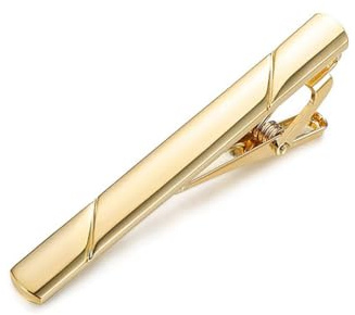 Men's Tie Clip Stainless Steel Metal Simple Necktie Tie Bar Clasp Clip Clamp Pins Sliver Color Minimalist for Men Business Party Wedding Anniversary and Daily Life