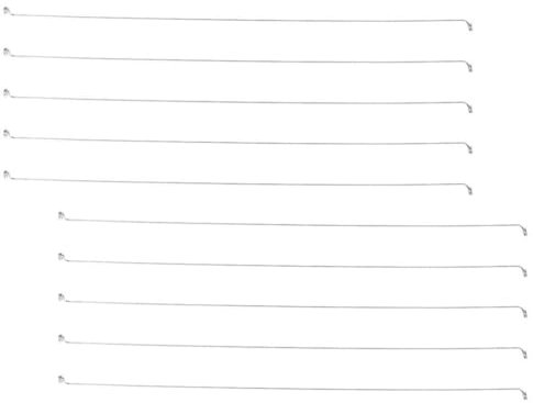 HOLIDYOYO 10 Piezas De Acero Inoxidable Cortador De Queso Alambre Rebanador De Queso Reemplazo De Alambre Corte De Queso Alambre Para Cortar Queso Para Mantequilla Utensilios De Cocina