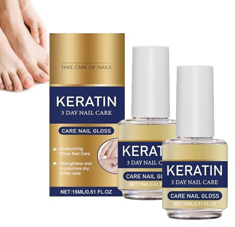 Huile De Soin Des Ongles à La KéRatine, Huile Pour Ongles Et Cuticules à La KéRatine - Hu/ile RéParatrice Hydratante Et Fortifiante Pour Les On/gles, Hui/le Pour O/ngles Et Cuticules (2 PCS)