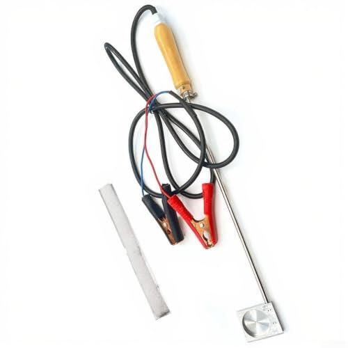 Vaporizador de ácido oxálico de acero inoxidable y madera para control de ácaros de colmena Varroa Dispositivo de fumigación de calefacción Diseño portátil compacto Eliminación eficiente de ácaros