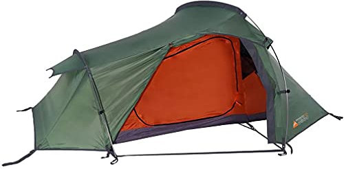 Vango Banshee 300 Tent for 3 People, Wild Camping Tent, Backpacking Tent, DofE Recommended Kit, Green, One Size