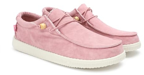 WALK IN PITAS | WP150 Washed | Mocassins pour Hommes | Chaussures Bateau | Slipon Loafers | Baskets d'été | Sneakers | Pantoufles Estivales | Chaussures de Walkinpitas | Rosa 39