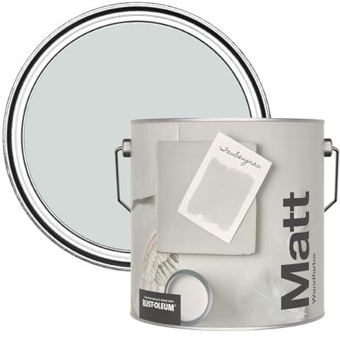Rust-Oleum Peinture Mate Murs et Plafonds Grise - Gris pigeon 2,5L