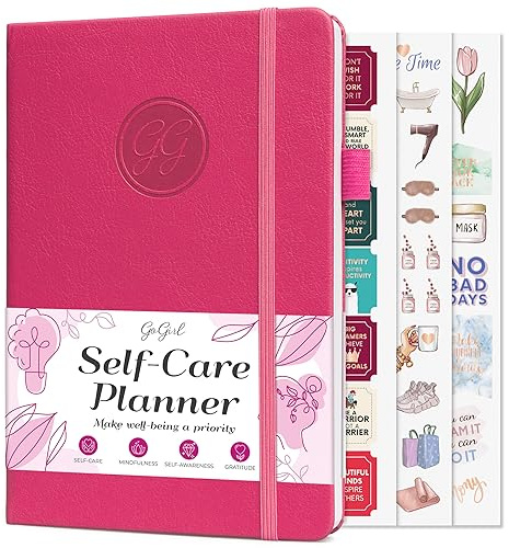 GG Självvård Journal (Fuchsia, Compact (13,5 cm x 19,6 cm)