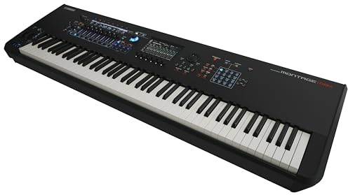 Yamaha Montage M8X 88-Key Flagship Music Synthesizer with GEX action featuring Polyphonic Aftertouch for New Sound Exploration and Expressive Control