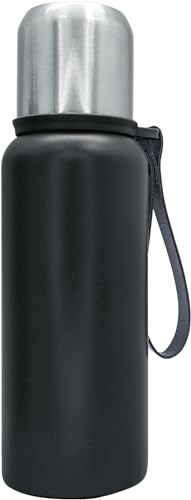 NERTHUS FIH 1259 Termo Doble Pared Acero Inoxidable 500ml Color Negro