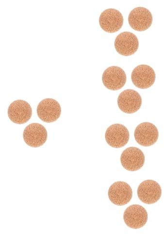 BESTonZON 15 STK Tischfußball Fußbälle Holzkugeln Kickerbälle ersetzen Minibälle kleine Ersatzbälle kleine Kickerbälle Französisch Mini-Kugel Kleiner Fußball Korkkugel Komponente hölzern