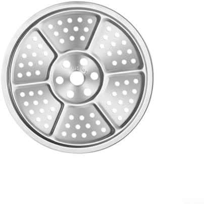 Steaming Plate with Evenly Distributed Holes 304 Stainless Steel for Pressure Cookers and Pans (21.7cm)