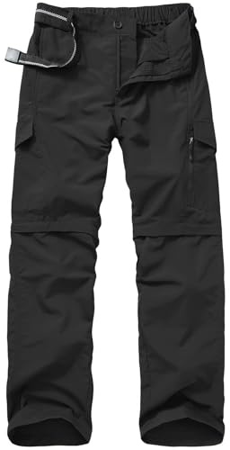 Jessie Kidden Men's Hiking Walking Trousers Convertible Zip Off Safari
