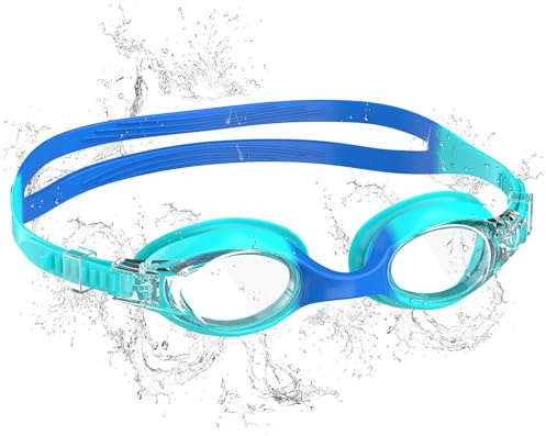 Seaflar Occhiali Nuoto Bambini, Anti-Fog con Visione Chiara, Protezione UV, Guarnizione in Silicone, Piccolo Telaio Occhiali da Nuoto Unisex per Bambini da 6 a 14 anni