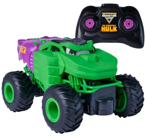 Monster Jam Marvel The Hulk RC Toy Monster Truck, 1:24 Scale