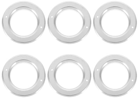 SEWACC Anillos Metálicos Protectores para Nido de Pájaro de 5,5 Cm, Accesorios para Cajas de Cría de Aves, Anillos Antimordedura para Periquitos, Protección Segura en Ambientes