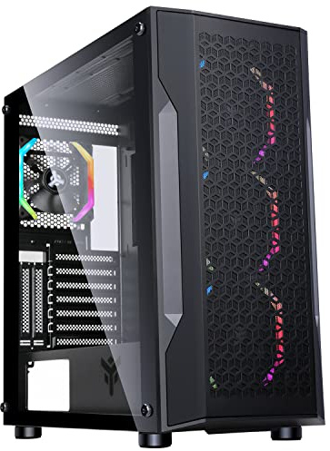 Itek Case SUPREME TB - Gaming Full Tower, 4x12cm ARGB fan, 2xUSB3, Side Glass