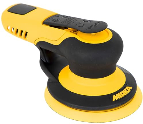 Mirka PROS Pneumatic Random Orbital Sander / 5 inch / 5mm Orbit/Dust-Free Sanding/MRP-550NV