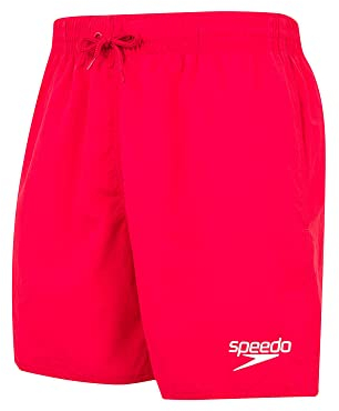 Speedo Essentials 16 Short de agua Hombre, Rojo, XL
