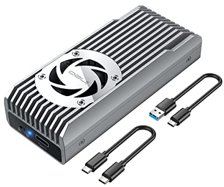 ineo Ventilateur de Refroidissement intégré M.2 NVMe SSD [Série C2598-NVMe] (10 Gbit/s)