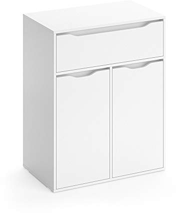 Vicco Badschrank Ruben, Badmöbel, Weiß, 80 x 101.6 cm