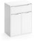 Vicco Badschrank Ruben, Badmöbel, Weiß, 80 x 101.6 cm