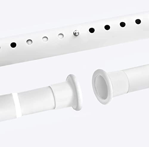 REHON 70-400cm Keine Bohrmaschine Erforderlich Gardinenstange Extralange Spanngardinenstange Für Große Fenster, Duschräume, Schränke Schwarz…