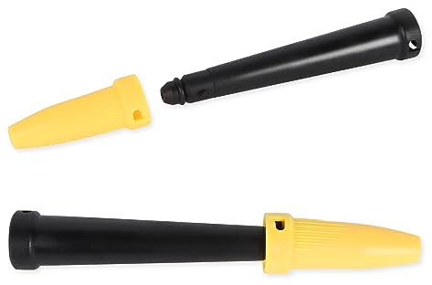 Powerdüsen Set kompatibel mit kärcher Dampfreiniger SC1 SC2 SC3 SC4 SC5 Schwarz/Gelb, Zubehör Dampfreiniger Sie können damit Dampf oder Wasser versprühen, Verlängerungsstück