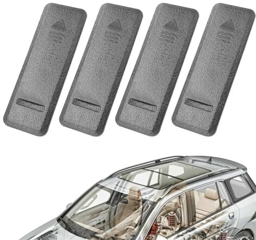 Barras Techo Coche para Hyundai I30 Cubierta Moldura Techo 4X Tapa Cubierta Clip Moldura Raíles Baca Techo para Fregaro Agua Superior Coche portaequipajes