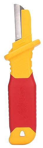 Insulation Electrician Knife, Cable Sheath Stripping Knife, 1000V High Voltage Resistor, Antimagnetic Disassembly Knife for Electrician's Tools (KN001)